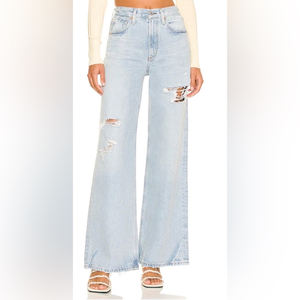 Citizens of humanity size 25 wide leg jeans